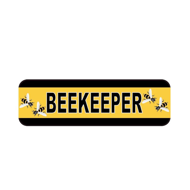 

Warning Car Sticker Beekeeper Danger Vinyl Sunscreen Car Window Car Styling Accessories PVC 15cm*5cm