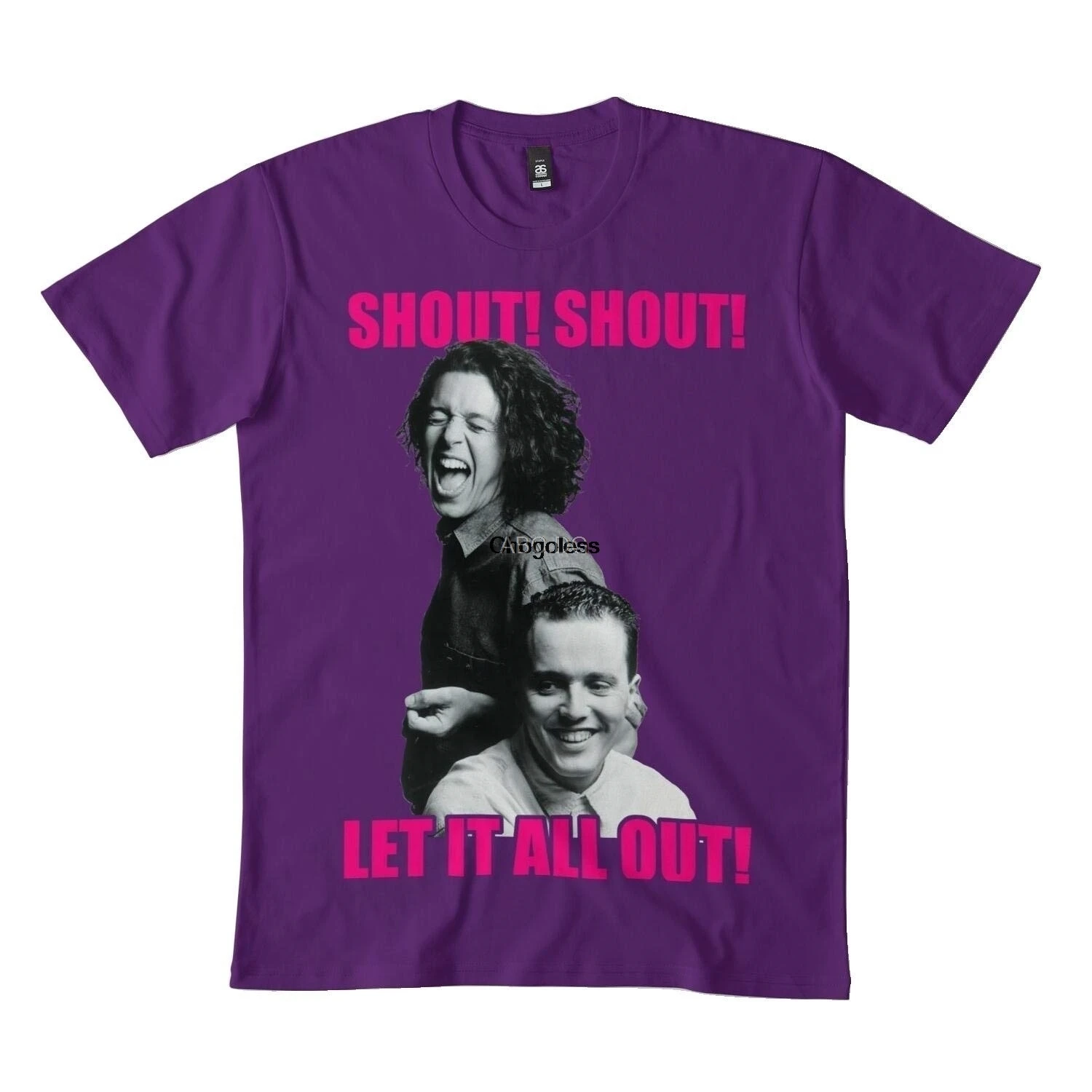 Классическая черная футболка Shout |