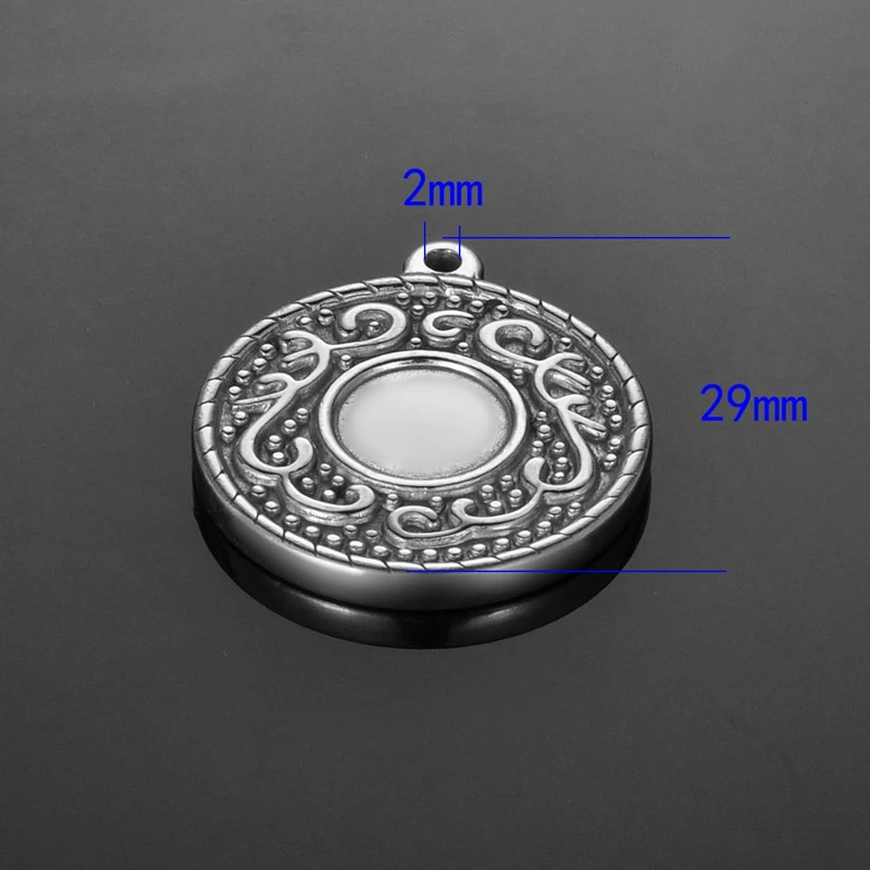 29mmx25mm 5pcs FUNIQUE 30 шт. модные Коннекторы в виде цветов, очаровательыне нержавеющие полые капли воды Круглые две формы Подвески DIY ожерелья - Окраска металла: 29mmx25mm 5pcs