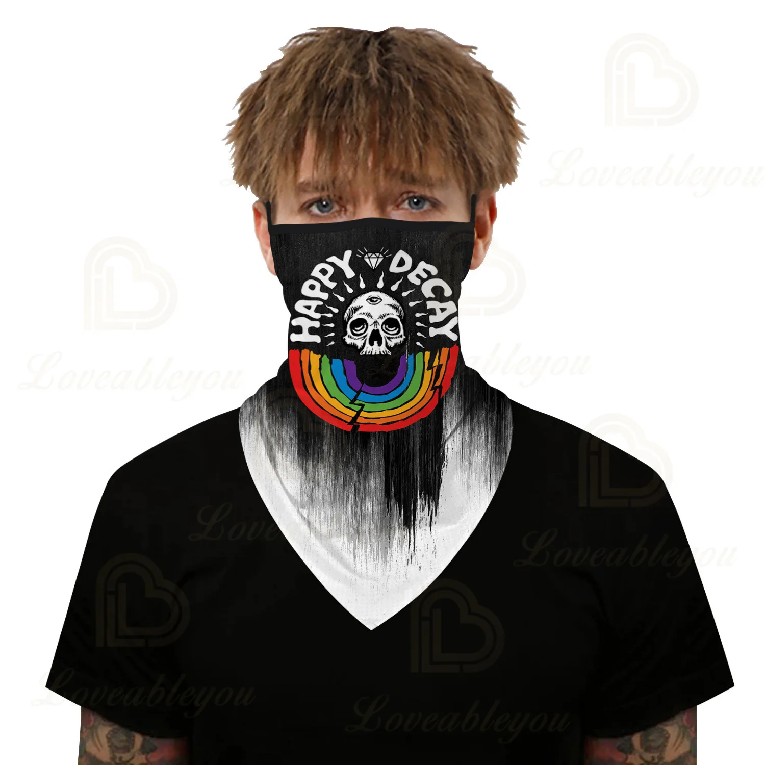 Бесшовная многофункциональная бандана для мужчин и женщин повязка на голову с