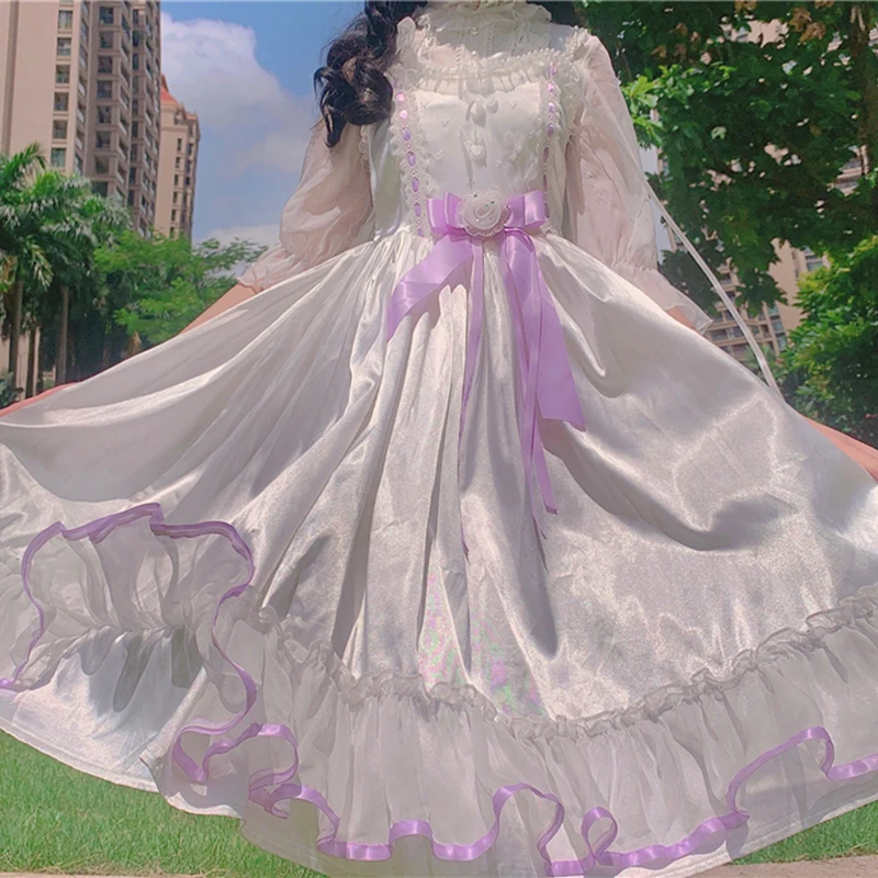 Милое летнее платье без рукавов в японском стиле для девочек|Платья Лолита| |