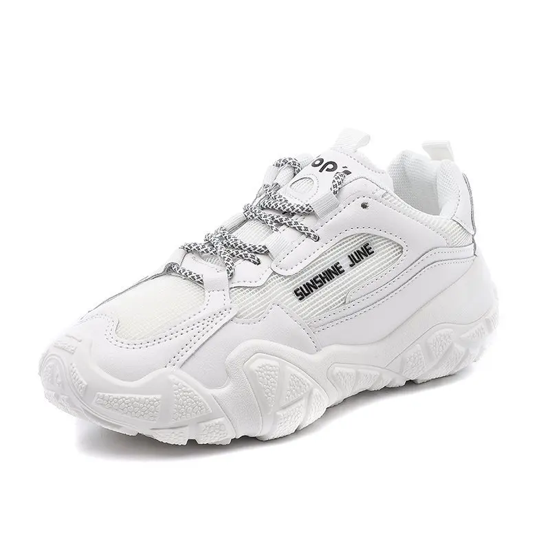 

New Comfortable Lace-up Women's Casual Shoes Fashion Breathable Shallow Mouth Women's Shoes Platform Vulcanized Women's Shoes