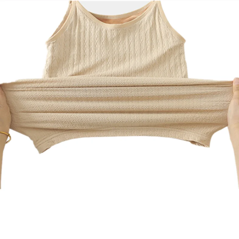 Зимние майки camisoles удобная бархатная сексуальная Нижняя рубашка Женская