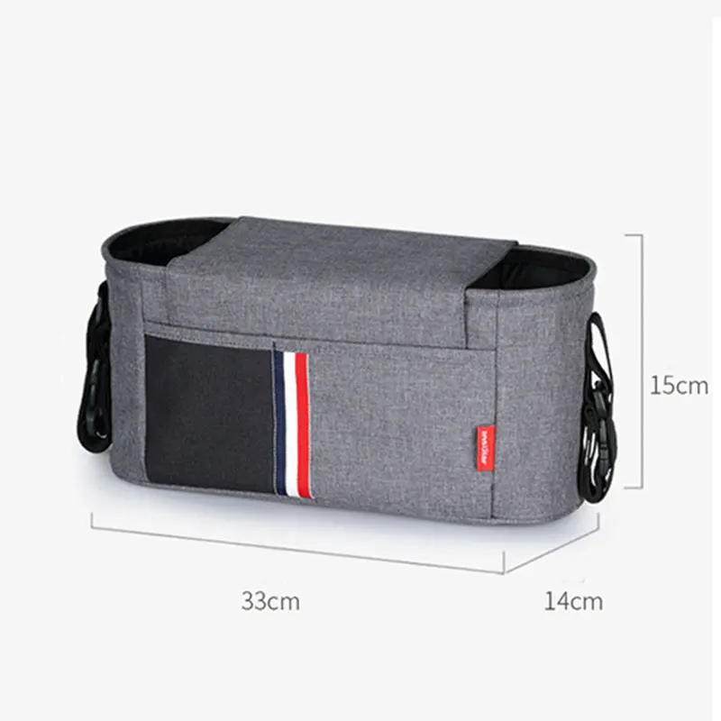 

Large Capacity Portable Stroller Bag Trolley Organizer Cup Holder Stroller Accessories Baby Diaper Mommy Bag Stroller Organizer