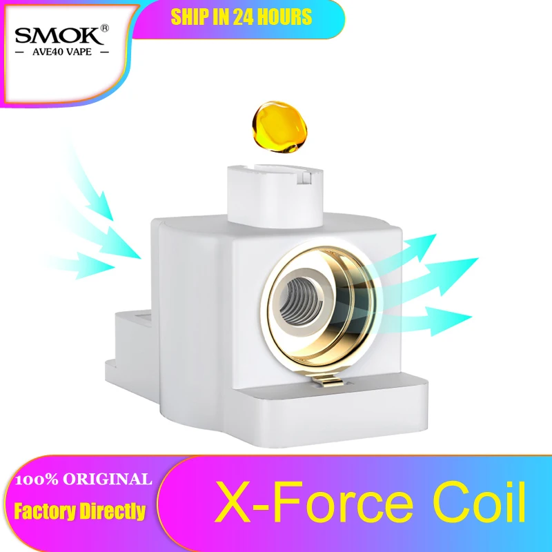 4 шт./лот оригинальный SMOK X-Force Сменная Головка Катушки 0.6ohm катушка Core Fit X Force набор