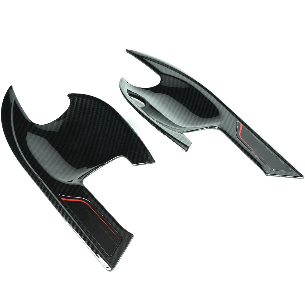 4 шт. карбоновый стиль Внешняя дверная чаша ручка Крышка Накладка для Honda Accord 10th 2018