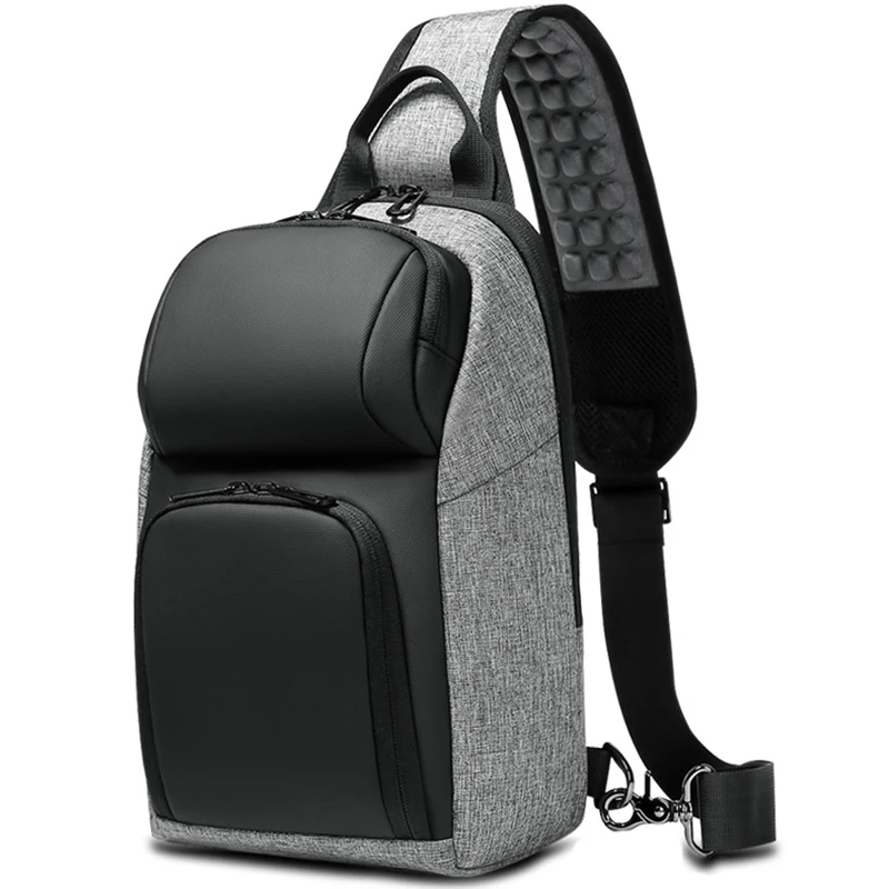 Повседневная мужская модная сумка на плечо для путешествий через с Usb зарядкой
