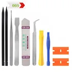 Набор инструментов для ремонта сотовых телефонов 10 в 1, универсальный набор инструментов для открытия, пинцет Spudger, Разборка инструментов для iPhone, Xiaomi