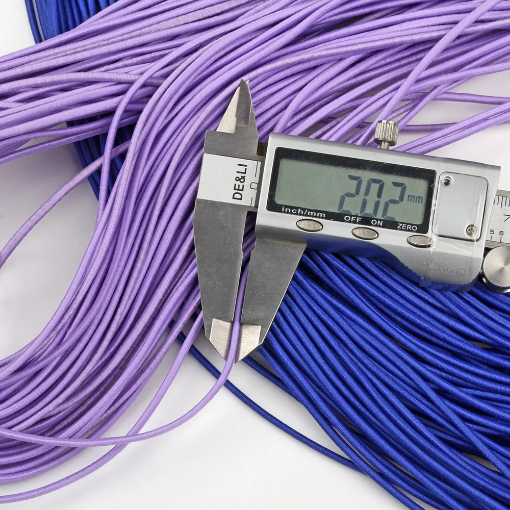 Цветная высокоэластичная круглая эластичная повязка на голову 10 м 2 мм веревка