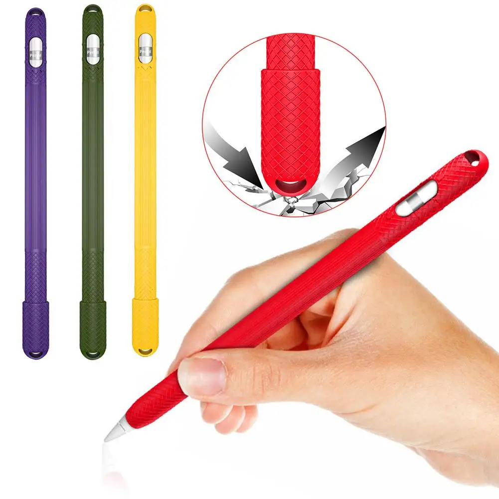 Новый силиконовый чехол для Apple Pencil 2 го поколения Чехол iPad 1 держатель с ремешком