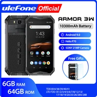 Ulefone Armor Waterproof Rugged Mobile Phones Android 9 0 Helio P70 6G 64G NFC Global Version 4G-LTE Smartphone