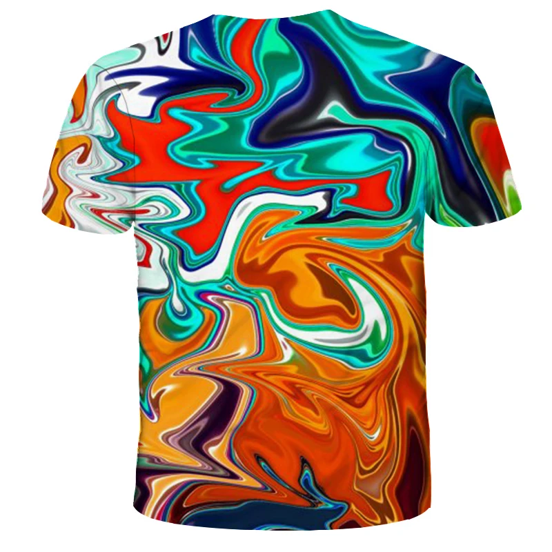 

Men'sPaintCottonT-Shirt3DPrintColorTShirtSummerGraphicTeesPatternWomen/MenShortSleeveNoveltyStreetwearTops