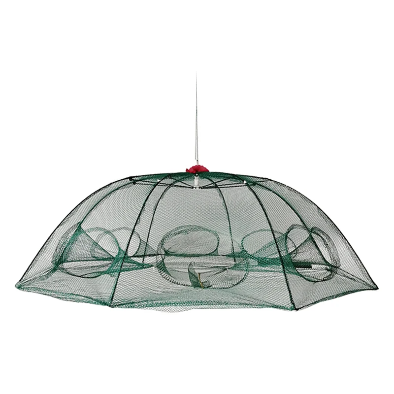 Усиленная рыболовная сеть складная с отверстиями 4/6/8/10 автоматическая маленькая