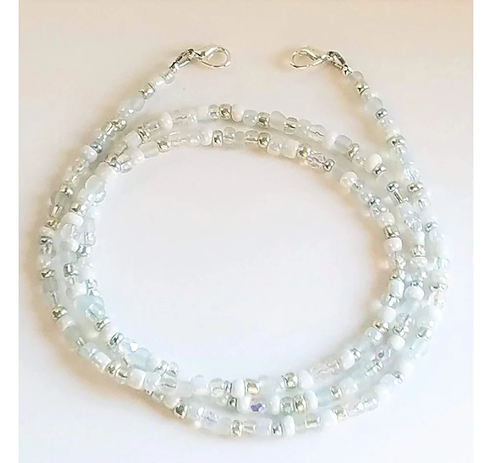 Богемные красочные бусы маска ремешок Простой повседневный цепь