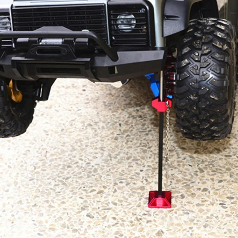 

1 Pcs RC Rock Crawler Slideable Metal Jack Tool for Axial SCX10 TRX-4 TAMIY a CC01 RC4WD D90 D110 TF2 1:10 Accessories