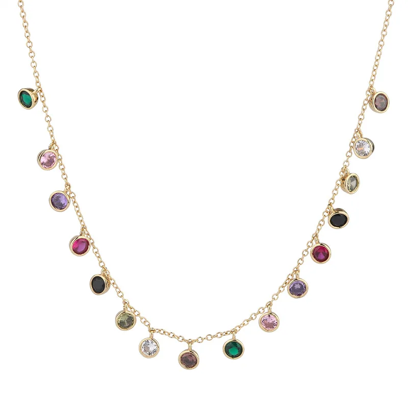 SIPENGJEL модные минималистичные сапоги разноцветный Цирконий Neckale элегантный