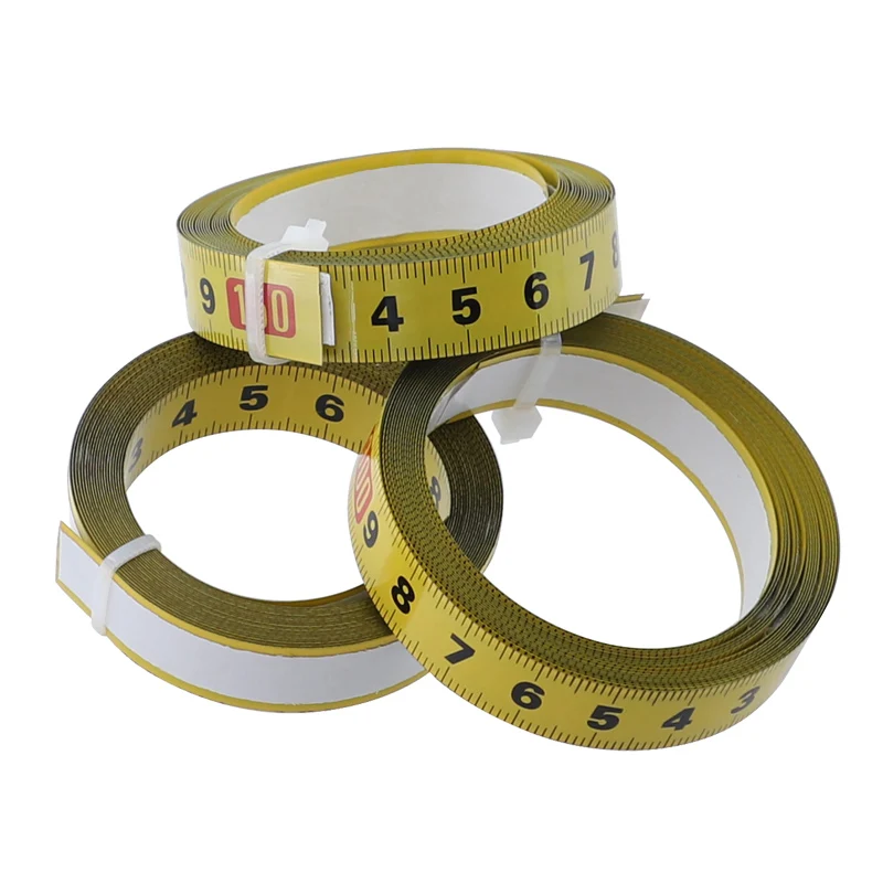 Metric Tape Measure for Miter Track 0.5'' Self-adhesive Measuring T Scale Ruler Woodworking Tools 1-5m | Инструменты