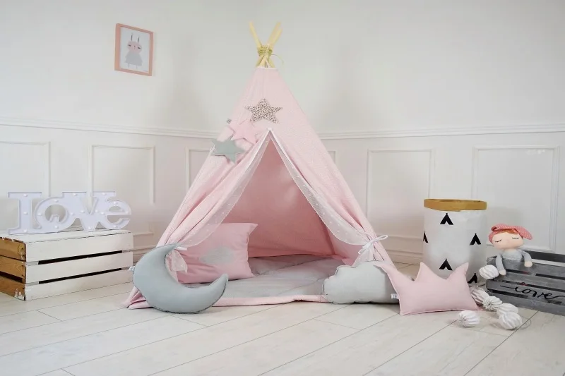 NWH03806 Laeacco серый шик на стену Wigwam Детские игрушки подушка вечерние Портретные комнаты фото фон фотографические фоны для фотостудии - Цвет: NWH03806