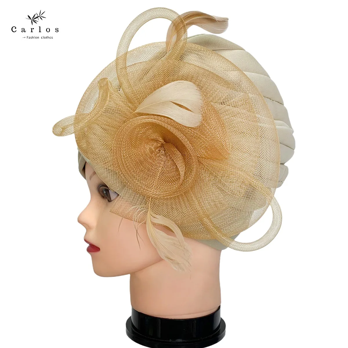 2021 модная мусульманская женская шапка-тюрбан шляпа Золотая Бархатная Горячая