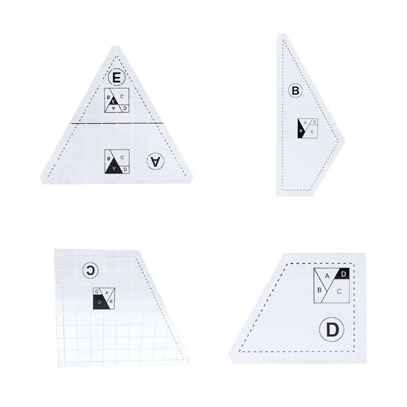 

Прецизионный акриловый стеганый Шаблон Линейка «сделай сам» лоскутный Шаблон Линейка креативный домашний ручной шитье аксессуары для рук...