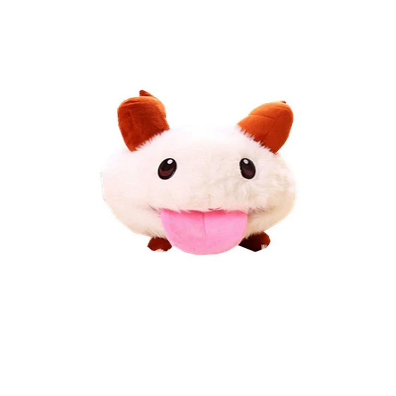 

25Cm Cute Game League of Legends PUAL LOL Limited Poro Plush Stuffed Toy Kawaii Doll White Mouse Cartoon Baby Toy TL0127