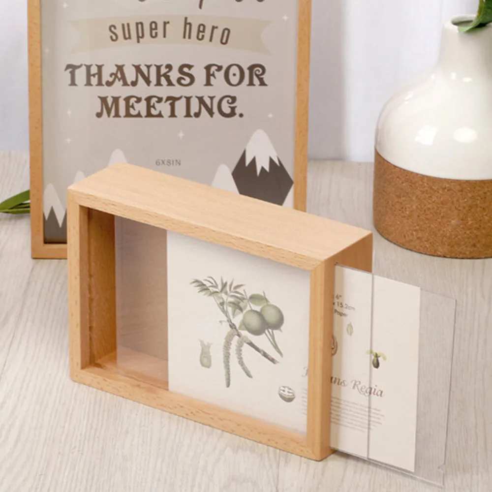 

Photo Frame Piggy Bank Money Coin Bank For Children Picture Frame Money Case Novelty Wooden Money Box Kids Gift Home Decor