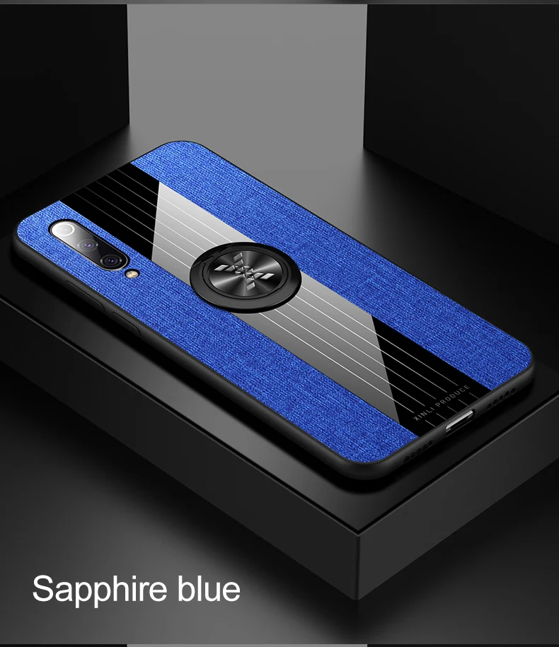 Для Xiaomi mi 9 Pro Чехол mi 9 Lite чехол силиконовый мягкий бампер тканевый чехол для телефона для mi 9t pro Чехол с магнитным кольцом чехол mi 9 SE