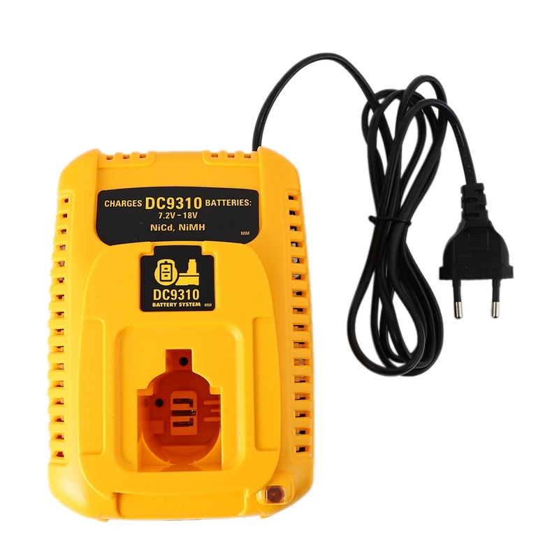 Штепсельная Вилка европейского стандарта для зарядного устройства Dewalt DC9310 7 2 V-18V