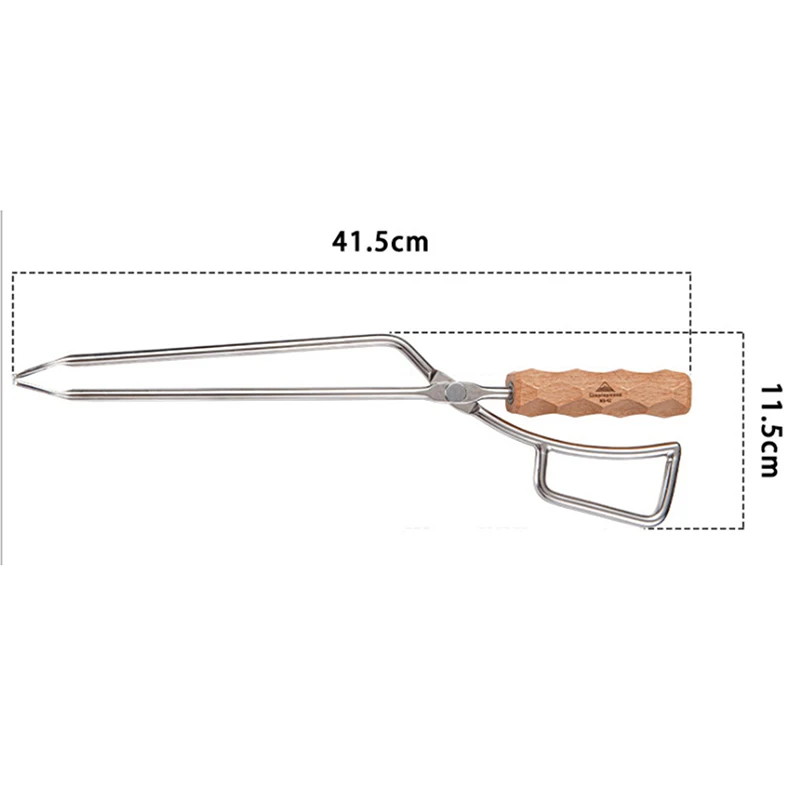 

Barbecue Carbon Clip Long Handle Tongs Stainless Steel Oven Charcoal Salad Tong Kitchen Supplies Tool BBQ Tools