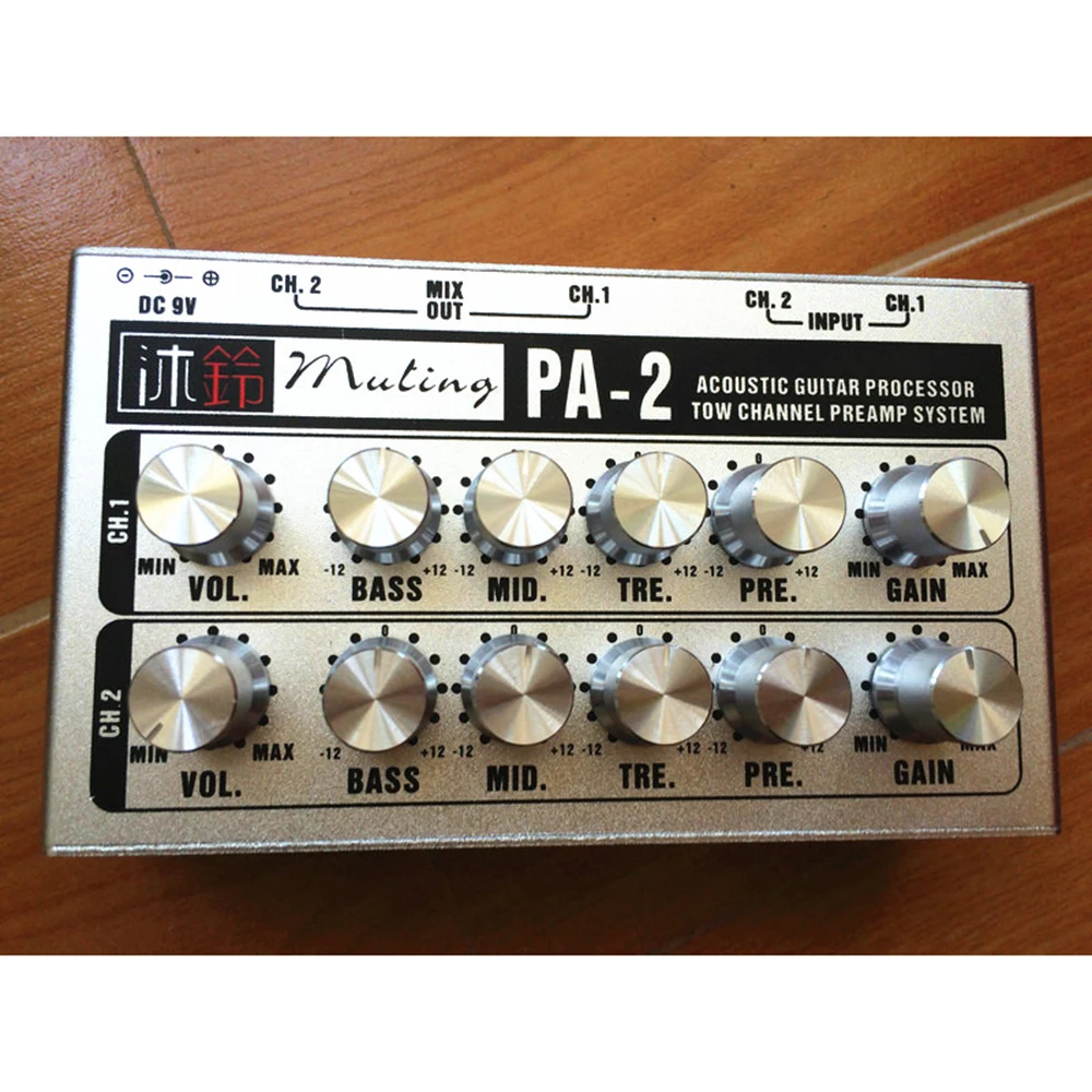 Акустический Гитарный процессор multiing 2 канала 4 диапазона усилитель | Спорт и