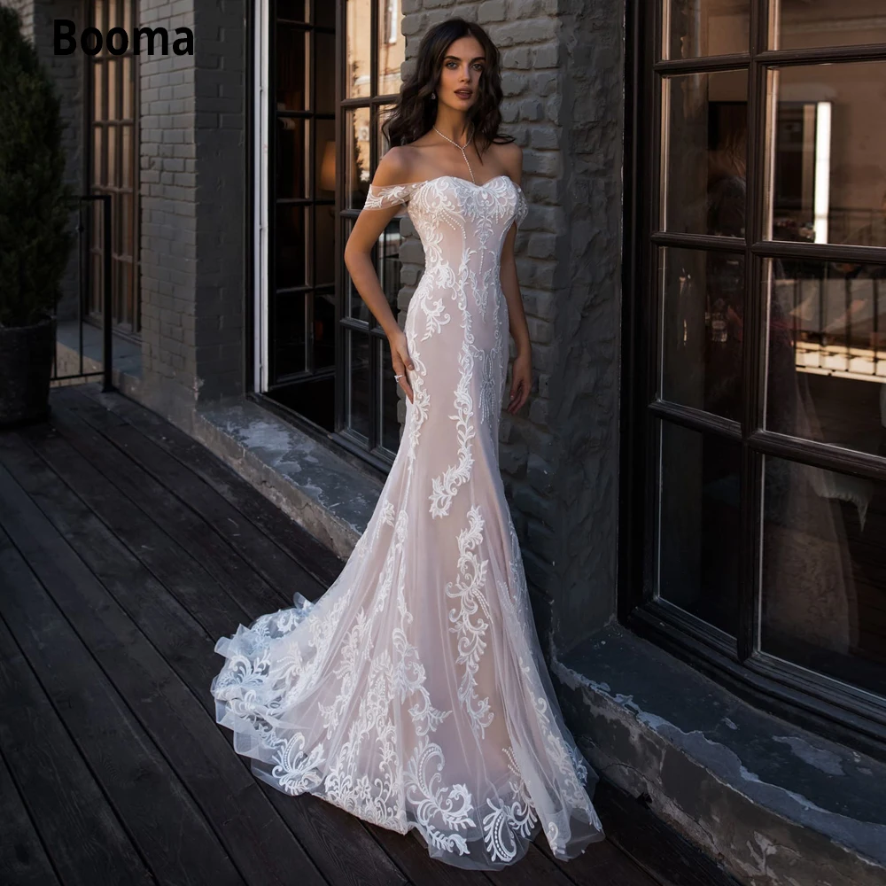 

Светло-розовые свадебные платья Booma, женское свадебное платье на шнуровке, винтажное платье принцессы с открытой спиной, вечернее платье на ...