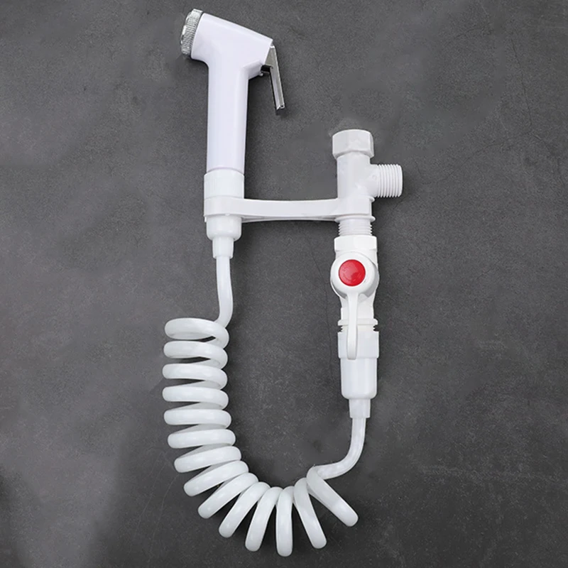 

Water Hose Bidet Universal Cleaner Tool Set ABS Plastic Bathroom Toilet