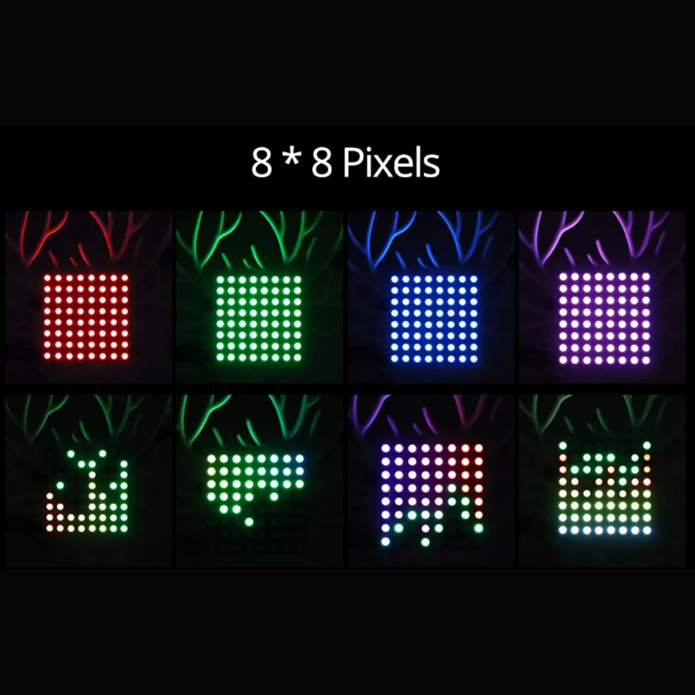 WS2812B WS2812 RGB Светодиодная панель экран со светодиодной полосой пикселей цифровой