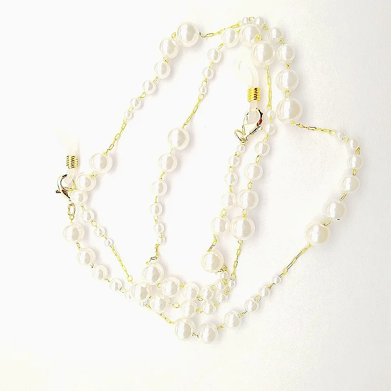 

2021 new pearl handmade hanging neck non-slip accessories glasses chain fashion pendant lanyard