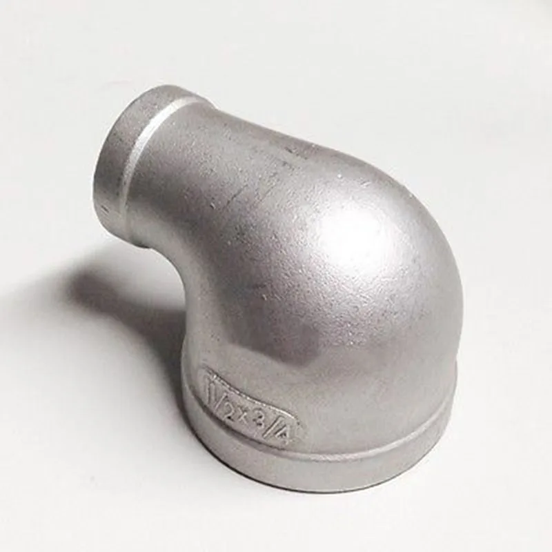 2 &quotBS до 1/2&quot BSP Женский 304 нержавеющая сталь редукционный локоть соединитель