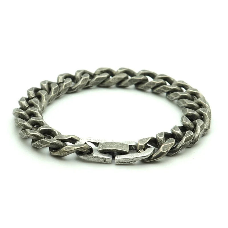 Модный мужской кожаный браслет в стиле &quotхип-хоп&quot Рок цепь для мужчин и женщин
