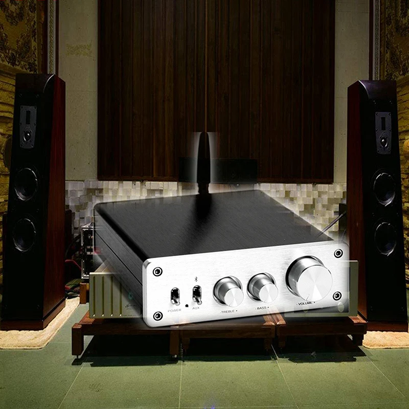 TPA3255 усилитель мощности стерео цифровой 2-канальный QCC3008 Bluetooth 5 0 звуковой (черный)
