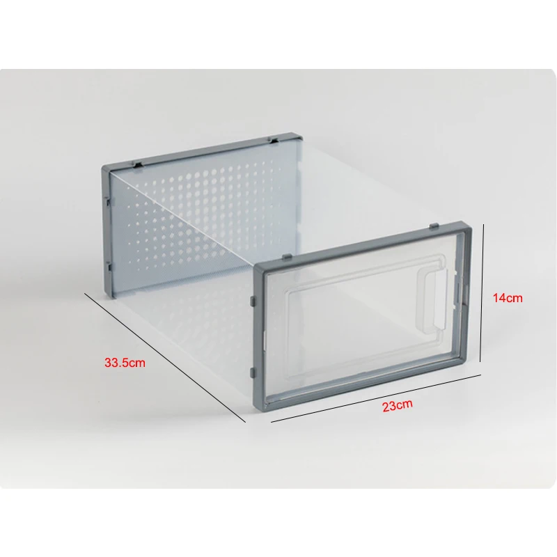 

6pcs Transparent Shoe Box Thickened Dustproof Shoes Organizer Combination Shoe Cabinet Space Saving Closet Stand Storage Rack