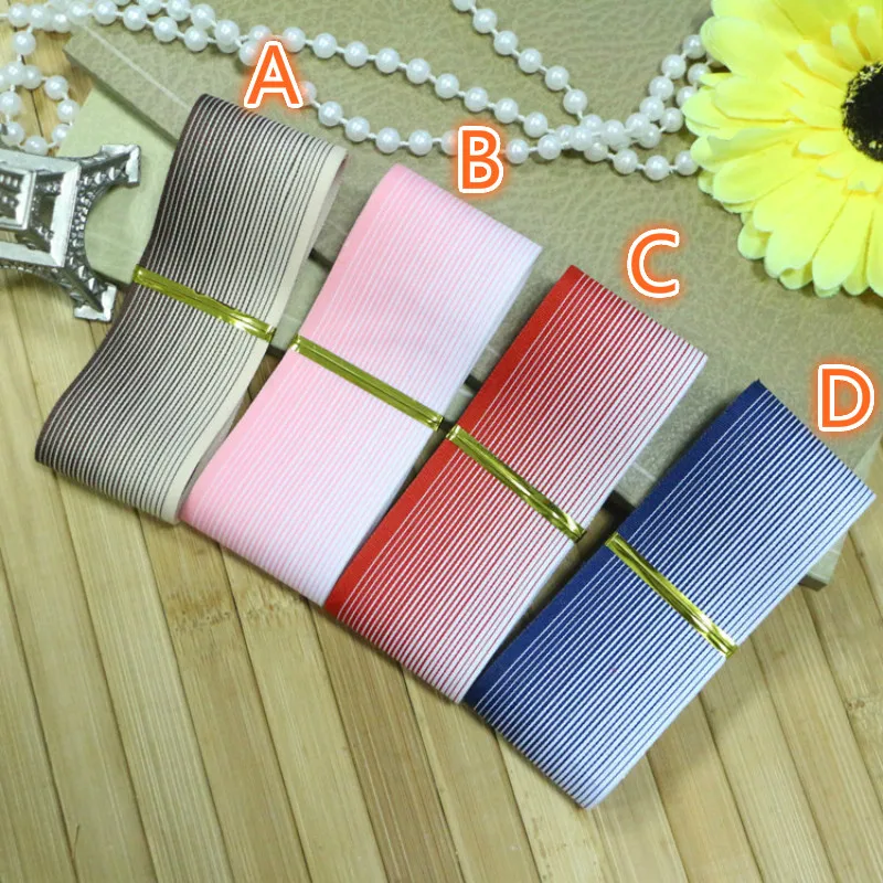DIY Швейные аксессуары градиентная полоса ребристая лента для рукоделия