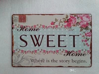 sweet home where is the story begins vintage rustic home decor bar pub hotel restaurant coffee shop home decorative metal retro