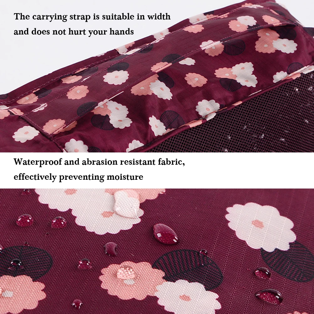 6 PCS дорожная сумка для хранения вещей одежды опрятный чемодан-органайзер чехол