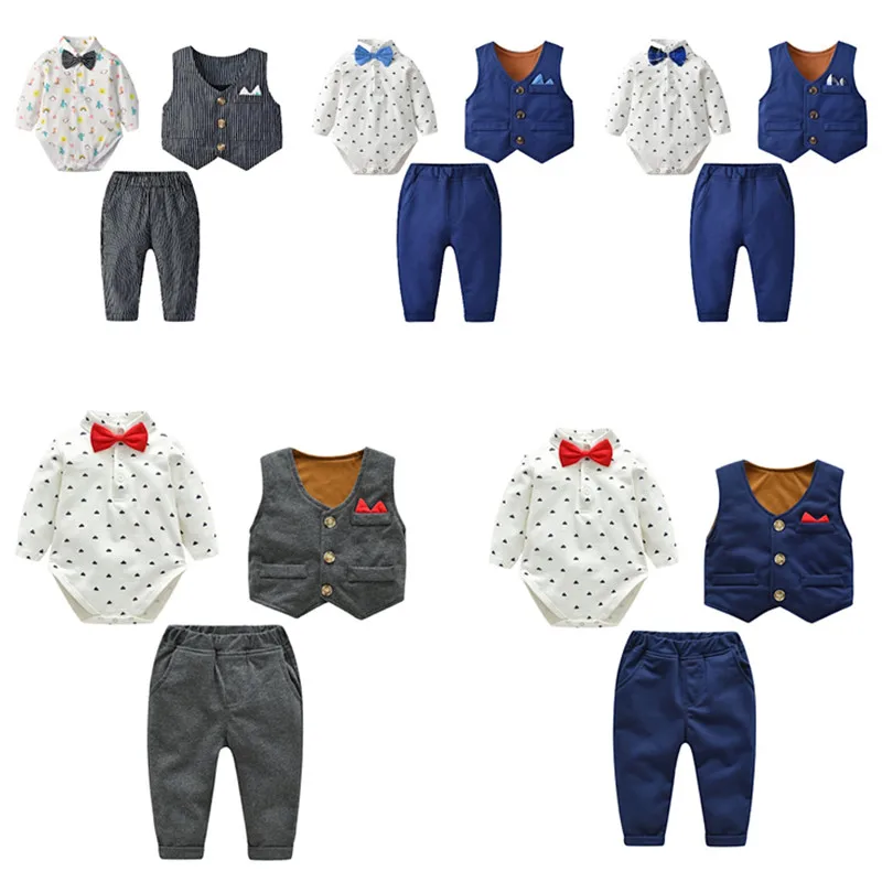 Famuka/комплекты одежды для новорожденных Одежда маленьких мальчиков