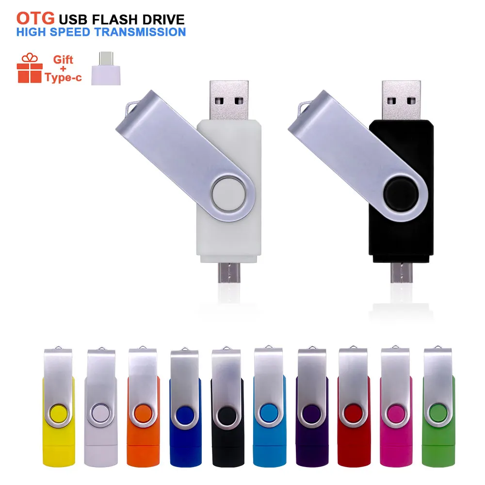 100 шт./лот многофункциональный флеш накопитель OTG USB 2 0 4 ГБ 8 64 16 32 usb портативная