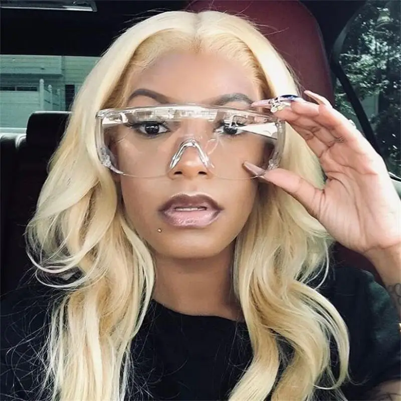 Очки солнцезащитные с прозрачными линзами UV400 для мужчин и женщин|Женские очки| |