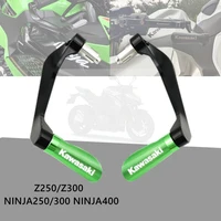 for kawasaki z250z300ninja250300 ninja400 2022 handlebar grips brake clutch levers guard protector handle bar