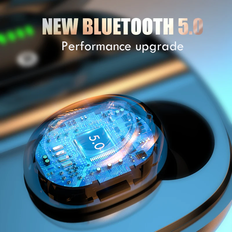 3500 мАч Мощность новые TWS банк наушники Bluetooth беспроводной Спорт в ухо игровая