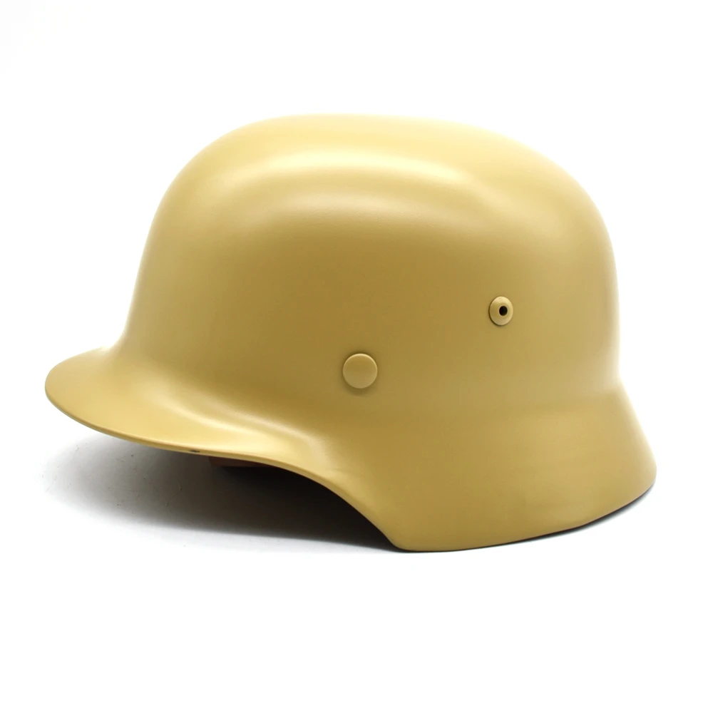 Тактический немецкий армейский шлем WW2 M35 Стальной черного цвета с зеленым песком