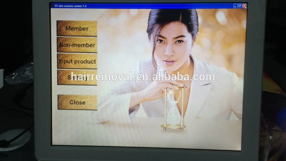 

New Product Amazing women beautiful portable skin analyzer with touch screen