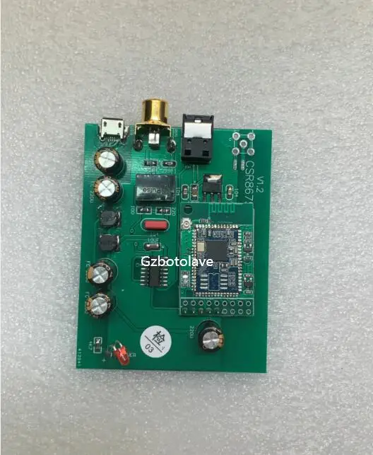 Bluetooth 5 0 CSR8675 APTX HD Беспроводная Auido плата приемника для SPDIF коаксиальный Оптический