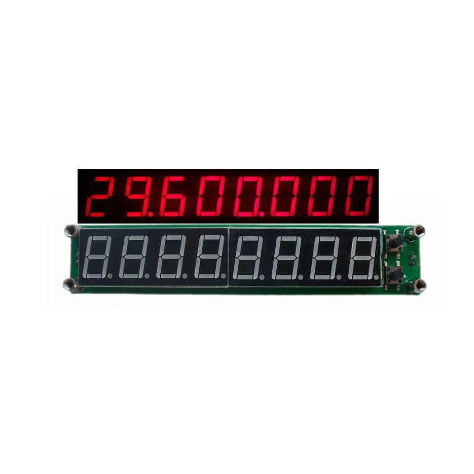 8 digits 0.56&quotLED 0.1MHz ~ 60MHz 20MHz 2.4GHz Digital Frequency Counter Meter Tester Cymometer LED Display RF Signal Input |